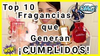 Top 10 Perfumes que RECIBO más CUMPLIDOS 