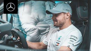 Valtteri Bottas at the Research and Development Department