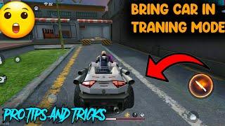 TOP 5 NEW TIPS AND TRICKS IN FREE FIRE | CAR IN TRANING GROUND WAR ZONE | FREE FIRE TRICKS |