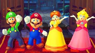 Mario Party 10 - Minigames - Mario vs Luigi vs Peach vs Daisy - Master Difficulty