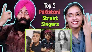 TOP 5 Pakistani Local Street Singers ! INDIAN REACTION