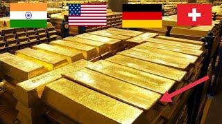 Top 10 Countries with Largest Gold Reserves 2021 | Gold Reserves in the World