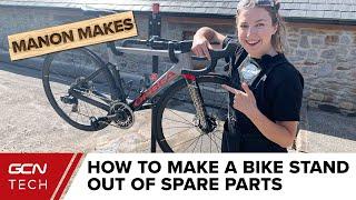 Manon Makes A DIY Bike Stand Out Of Spare Parts | GCN Tech Monday Maintenance