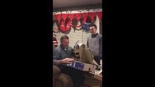 son saves up money to surprise his father with ps4 for Christmas! heartwarming