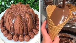 Most Satisfying Chocolate Cake Video Compilation | So Yummy Cake Decorating Ideas | Top Yummy