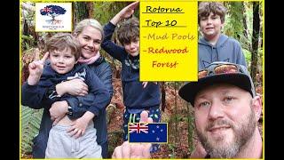 Top 10 Rotorua Camping - Mud baths and Redwood Forest - Family Travel in New Zealand