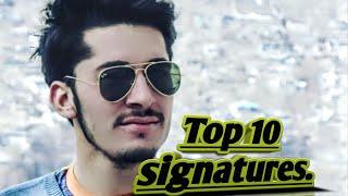 Top 10 most Professional signatures .