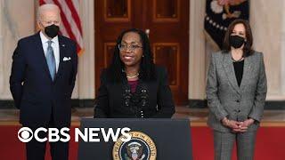 Biden, Ketanji Brown Jackson speak on historic Supreme Court nomination | full video