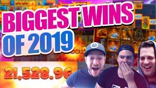 OUR TOP 10 BIGGEST ONLINE SLOTS WINS OF 2019!