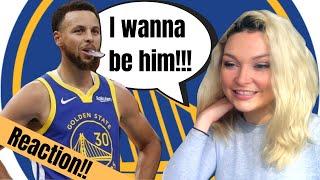 New Zealand Girl Reacts to STEPHEN CURRY 3 POINTERS COMPILATION!!!