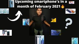 top10+Upcoming smartphone's in a month of February 2021