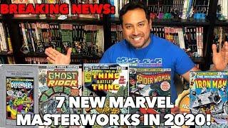 BREAKING NEWS: 15 NEW MARVEL MASTERWORKS Coming in 2020!!