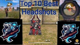 #Vlog 1 Top 10 best head shot clip||Free Fire||Devesh The Indian Gamer