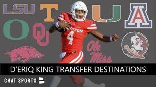 D’Eriq King Transfer: Top 10 Destinations Ft. Oregon, Arkansas, LSU, Miami, Oklahoma, FSU and MSU