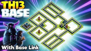 *KILLER* Best TH13 War Base (With Link) - Anti 2 Star War Base - Clash of Clans #21