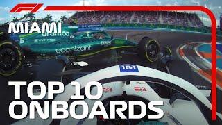 Crashes, Collisions, Wheel-To-Wheel Scraps + Top 10 Onboards | 2022 Miami Grand Prix | Emirates