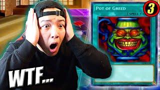 I PLAYED POT OF GREED IN A YUGIOH! DUEL...