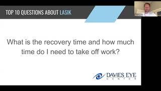 Davies Eye Center Top 10 Questions about LASIK All Together