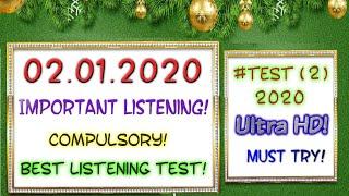 IELTS LISTENING PRACTICE TEST 2019 WITH ANSWERS | 02.01.2020