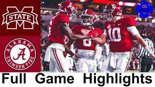 Mississippi State vs #2 Alabama Highlights | College Football Week 9 | 2020 College Football