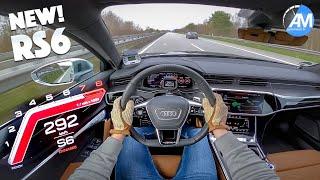 NEW! Audi RS6 - 0-292 km/h acceleration