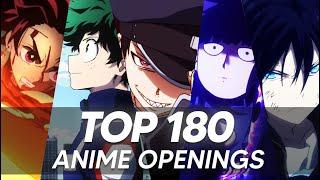 Top 180 Anime Openings Winter 2020 (Group Ranking)