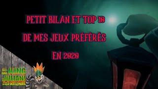 BILAN DE L'ANNÉE 2020 - MON PTI TOP 10 DE MES JEUX PRÉFÉRÉS