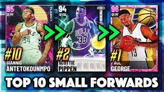 TOP 10 BEST SMALL FORWARDS IN NBA 2K21 MyTEAM!!