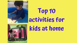 Top 10 activities for kids at home