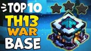 TOP 10 Unstoppable! TH13 WAR BASE WITH *COPY LINK* | Best Town Hall 13 War Base | Clash of Clans