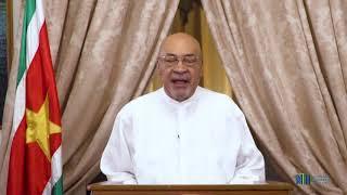 NIEUWJAARS BOODSCHAP VAN DE PRESIDENT VAN DE REPUBLIEK SURINAME Z.E. DESIRE DELANO BOUTERSE