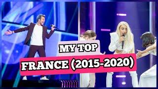 MY TOP 6 France Eurovision (2015-2020)