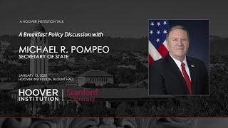 A Policy Discussion with U.S. Secretary of State Michael R. Pompeo