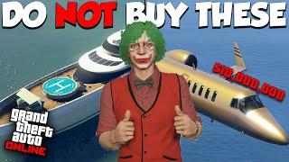 TOP 10 WORST THINGS YOU CAN BUY IN GTA ONLINE!