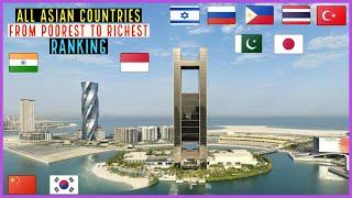 All Asian Countries From Poorest To Richest Ranking 2021.