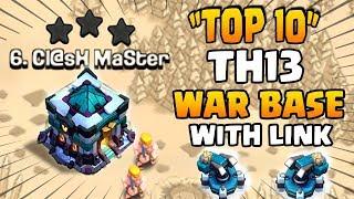 NEW TOP 10 TH13 WAR BASES + LINKS 2020 | Best Town Hall 13 War Base layout | Clash of Clans