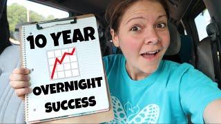 What It Means To Be A 10 Year Overnight Success | The 10,000 Hour Rule Explained | Lydia Walker