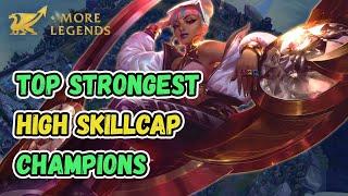 Top 10 Best High Skill Cap Champions in League of Legends (Season 10)