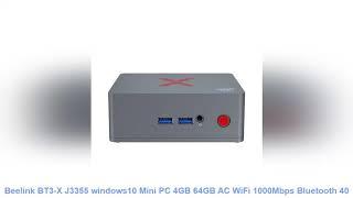 Beelink BT3-X J3355 windows10 Mini PC 4GB 64GB AC WiFi 1000Mbps Bluetooth 40 unterstützung sata HDD