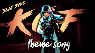 KGF THEME SONG | FLASH BEAT SYNC | PUBG MOBILE | MAX M416 GLACIER & WINTER QUEEN M249