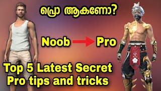 Top 5 Latest Pro tips and tricks Free Fire | How to Became a Pro in Free Fire | Garena Free Fire