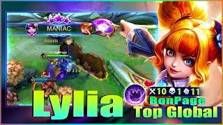 Star Student Lylia Maniac! Top Global Lylia Gameplay by BonPage ~ Mobile Legends