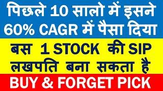 More than 60% CAGR in past 10 years | best stock to buy for long term | stocks to buy for 5 years