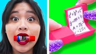 9 BEST SCHOOL HACKS | FUNNY PRANKS ON TEACHERS | FUN TEST TAKING STRATEGIES