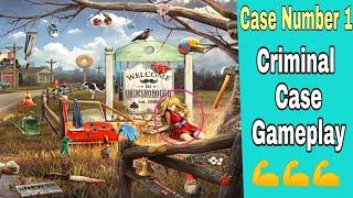 Criminal Case Gameplay Case - 1 || Stars Top 5