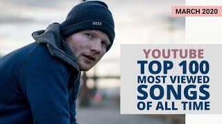 Top 100 Most Viewed Songs Of All Time [March 2020]