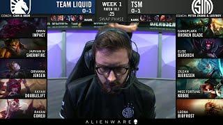 TL vs TSM - 2020 LCS Spring Week 1 Day 3 - Team Liquid vs Team SoloMid