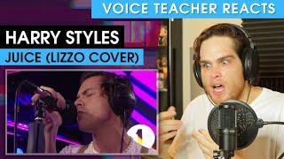 Harry Styles - Juice (Lizzo cover) | Voice Teacher Reacts