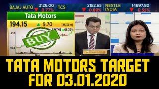 Tata Motors Next TARGET for 03.01.2020