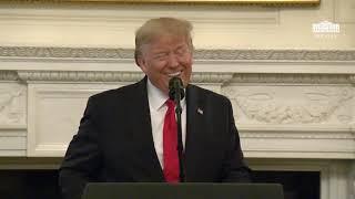 President Trump Delivers Remarks at the White House Business Session with our Nation's Governors